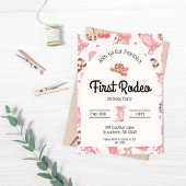 ファーストロデオガールズ誕生日招待状 招待状
