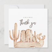 ファーストロデオニュートラルサザンカウボーイサンキューカード サンキューカード (正面)