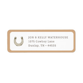 ファーストロデオニュートラルサザンカウボーイ差出人住所 ラベル