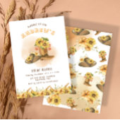 ファーストロデオニュートラルサザンカウボーイ誕生日 招待状