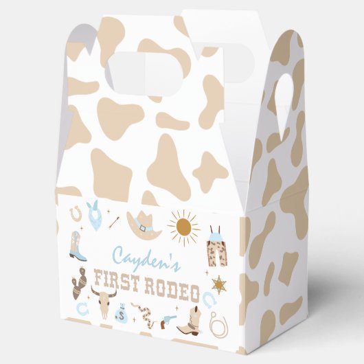 ファーストロデオパステルファースト誕生日 フェイバーボックス (オープン)