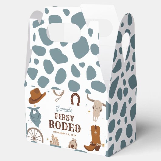ファーストロデオブルーワイルドウエストボーイファースト誕生日 フェイバーボックス (オープン)