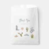 ファーストロデオブルー誕生日パーティー フェイバーバッグ (正面)