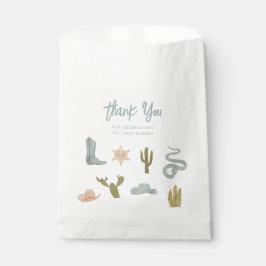 ファーストロデオブルー誕生日パーティー フェイバーバッグ