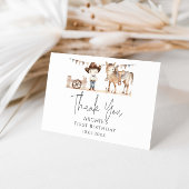 ファーストロデオボーイ誕生日 サンキューカード