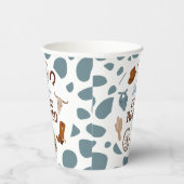 ファーストロデオワイルドウェストブルーボーイファースト誕生日 紙コップ (右)