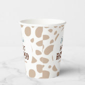 ファーストロデオワイルドウエストベージュボーイファースト誕生日 紙コップ (右)