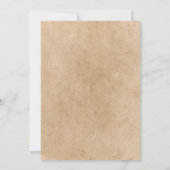 ファーストロデオヴィンテージニュートラルカウボーイ1st誕生日 招待状 (裏面)