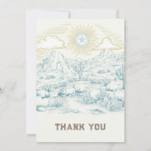 ファーストロデオヴィンテージ招待状テンプレート 招待状 (裏面)