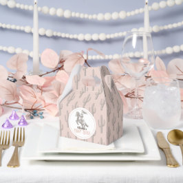 ファーストロデオ女性のカーボーイウエスタンピンク1st誕生日 フェイバーボックス