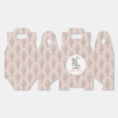 ファーストロデオ女性のカーボーイウエスタンピンク1st誕生日 フェイバーボックス (見開き)