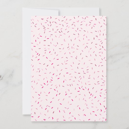 ファーストロデオ女性のカーボーイキッズ1st誕生日招待状 招待状 (裏面)