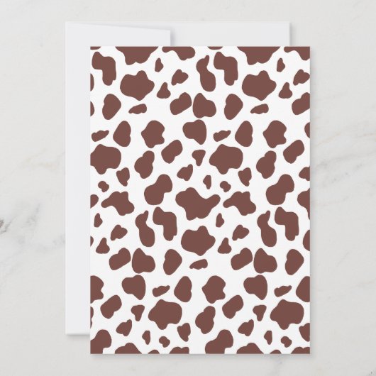 ファーストロデオ女性のカーボーイワイルドウェスタンファースト誕生日 招待状 (裏面)