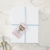 ファーストロデオ女性のカーボーイ誕生日ありがとう ギフトタグ (より糸付き)