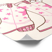 ファーストロデオ女性のカーボーイ1st誕生日パーティーへようこそ ポスター (角)