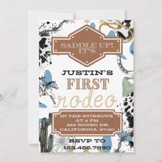 ファーストロデオ招待状 招待状