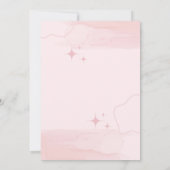 ファーストロデオ誕生日ガール素朴女性のカーボーイテーマ 招待状 (裏面)