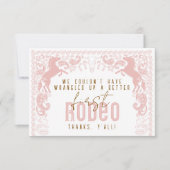 ファーストロデオ誕生日サンキューカード – ウエスタンコブ サンキューカード (正面)