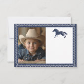 ファーストロデオ誕生日サンキューカード – ウエスタンコブ サンキューカード (裏面)