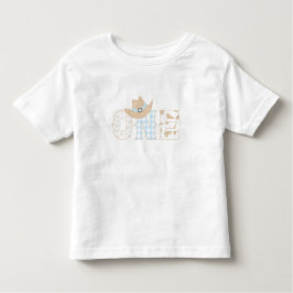 ファーストロデオ誕生日ワン トドラーTシャツ