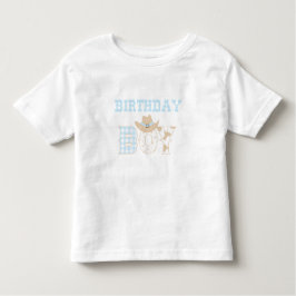 ファーストロデオ誕生日ワン トドラーTシャツ