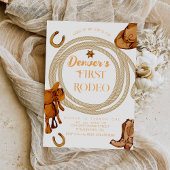 ファーストロデオ誕生日招待状 男女兼用 招待状