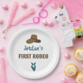 ファーストロデオ誕生日1stカウボーイウェスタン ペーパープレート (パーティー)