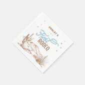 ファーストロデオ誕生日 スタンダードカクテルナプキン (角)