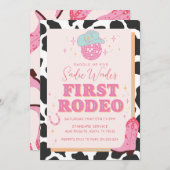 ファーストロデオ誕生日 招待状 (正面/裏面)