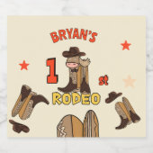 ファーストロデオ スパークリングワインラベル (シングルラベル)