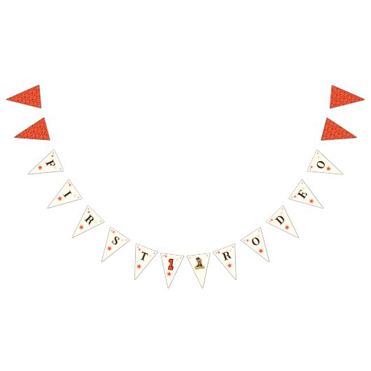 ファーストロデオ バンティングフラッグ (全)