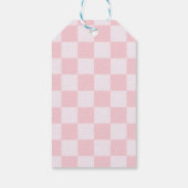 ファーストロデオ ピンクカウガール 1歳の誕生日ありがとう ギフトタグ (裏面)