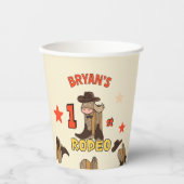 ファーストロデオ 紙コップ (正面)