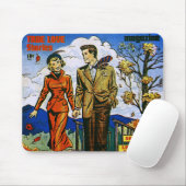 ファーストロマンスオータムラブヴィンテージ漫画 マウスパッド (マウス)