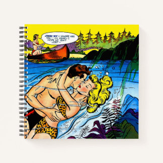 ファーストロマンス07女かわいらしの子ヴィンテージ漫画 ノートブック