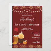 ファーストロリ&誕生日招待状カード 招待状 (正面)