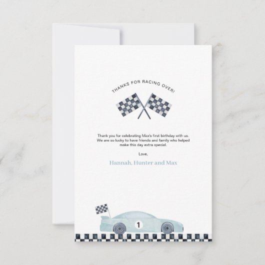 ファーストワンサンキューカード サンキューカード (正面)