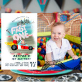 ファーストワンバースデーレースカー 招待状