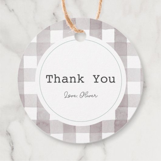 ファーストワンブルーレースカーボーイ1歳の誕生日 フェイバータグ (裏面)