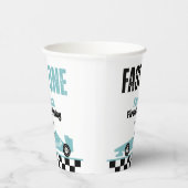 ファーストワンブルーレースカーボーイ1st誕生日パーティー 紙コップ (右)