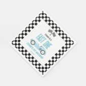 ファーストワンブルーレースカー1st誕生日パーティー スタンダードランチョンナプキン (角)