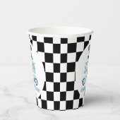 ファーストワンブルーレースカー1st誕生日パーティー 紙コップ (右)