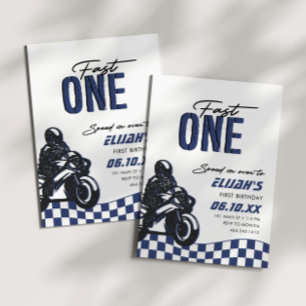 ファーストワンボーイズ1stモータークロスダートバイク誕生日 招待状