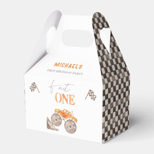 ファーストワンモンスタートラック誕生日ビーフボックス フェイバーボックス (正面サイド)