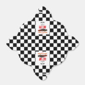 ファーストワンレッドフレームレースカー1st誕生日パーティー フェイバーボックス (折り畳みなし)