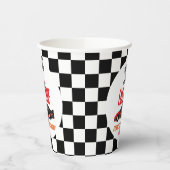 ファーストワンレッドフレームレースカー1st誕生日パーティー 紙コップ (左)