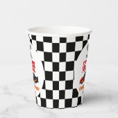 ファーストワンレッドフレームレースカー1st誕生日パーティー 紙コップ (右)