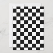 ファーストワンレーサー誕生日 招待状 (裏面)