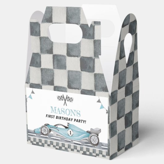 ファーストワンレーシングカーの誕生日パーティーのお気に入りボックス フェイバーボックス (オープン)