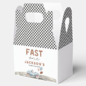 ファーストワンレーシングカーブルーボーイ1st誕生日へようこそ フェイバーボックス (オープン)